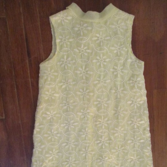Vintage 60s/70s little girl Shift 2 layer shift dress groovy retro handmade - Picture 6 of 11